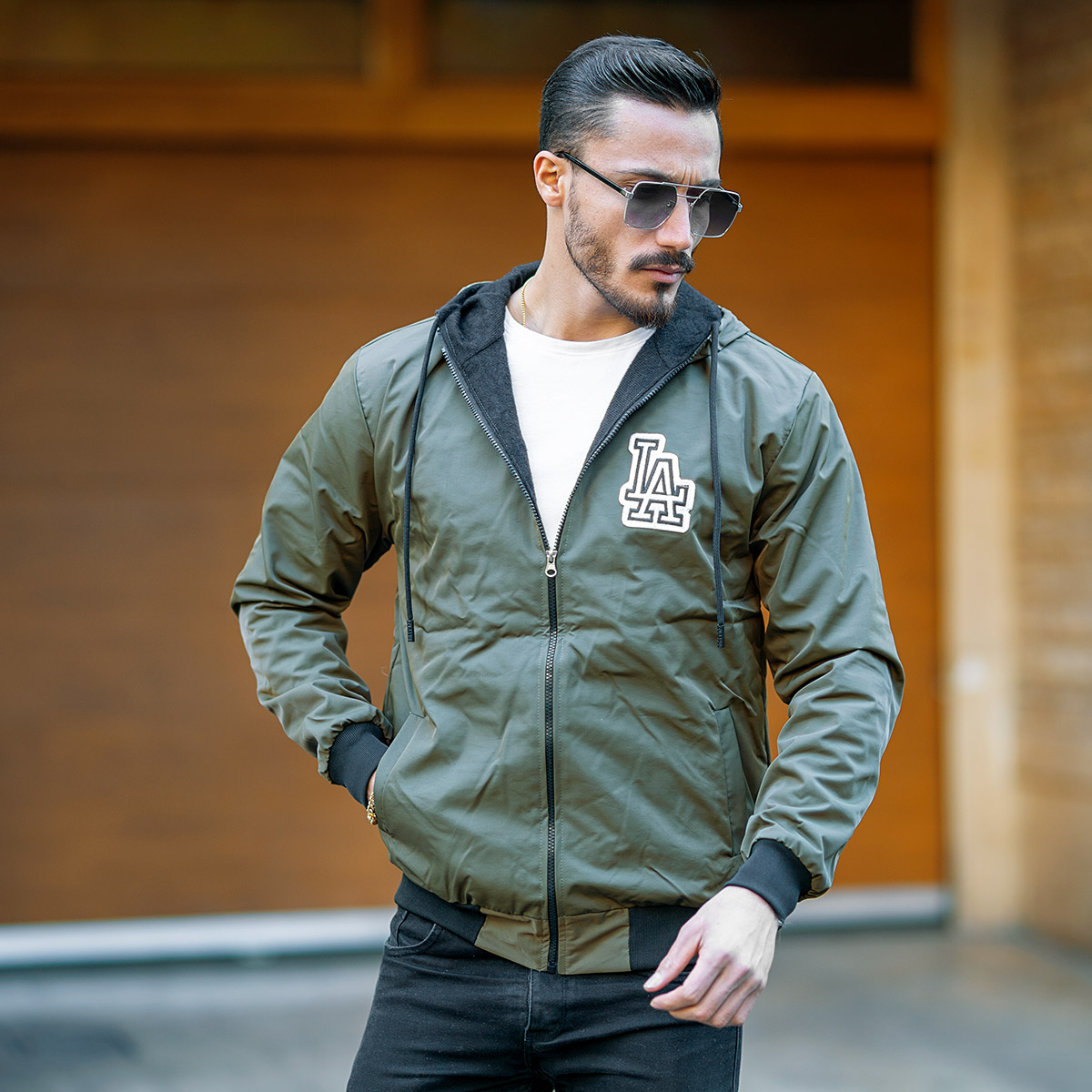 سوئی شرت LA سبز